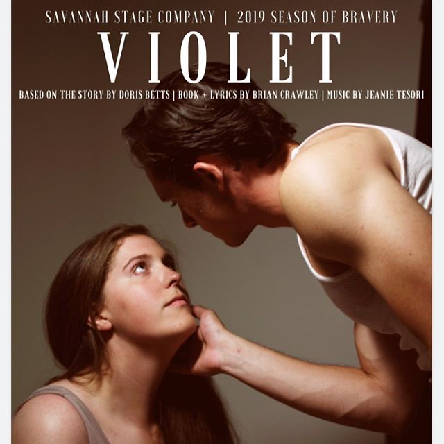 #VIOLET is the story of a scarred girl who embarks on cross country bus trip to see a minister who she believes will heal her. Along the way she discovers the true meaning of beauty. #SeasonOfBravery #musical #theatreinsavannah #summermusical #savann