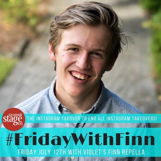 #InstagramTakeover coming at ya this week! Join #VIOLET cast member Finn Repella @in.it.to.finn.it for his very own IG takeover #FridayWithFinn! #bestofsavannah2019 #theresnoplacelikessc