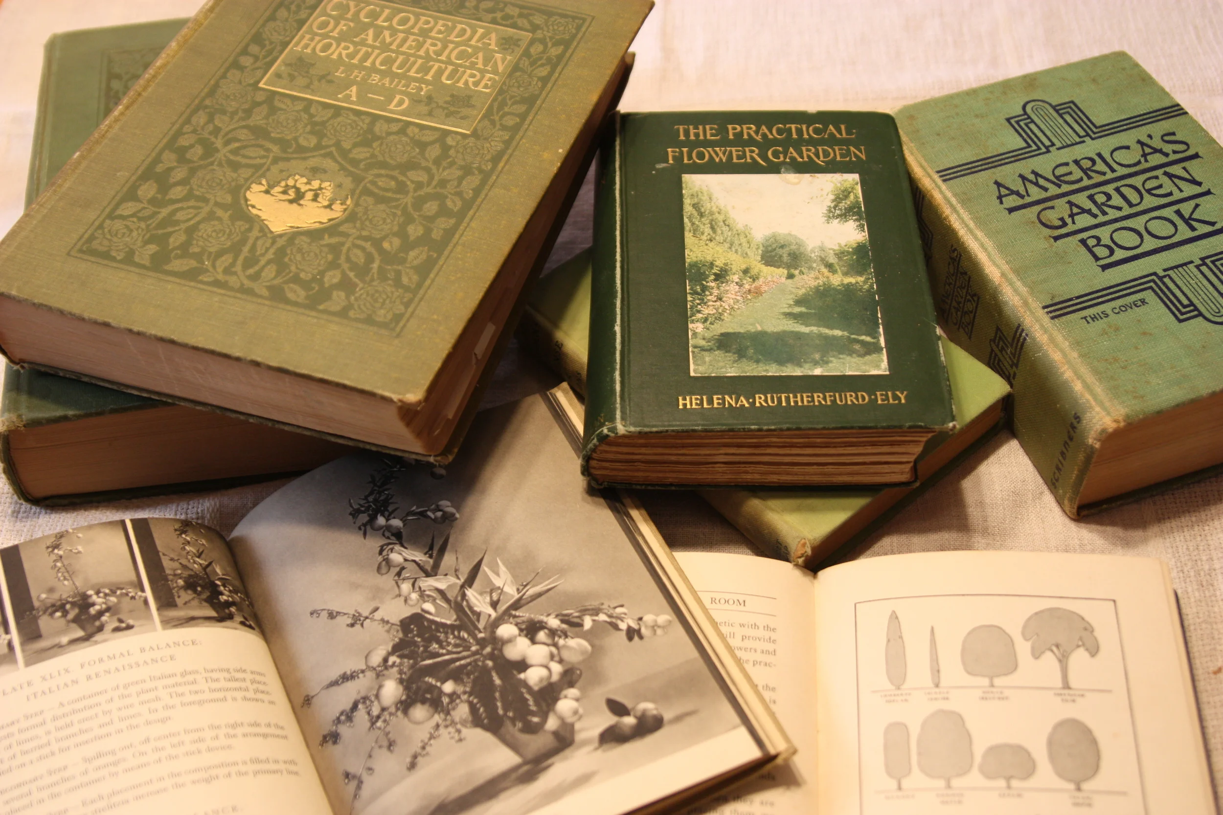 Antique Garden Books