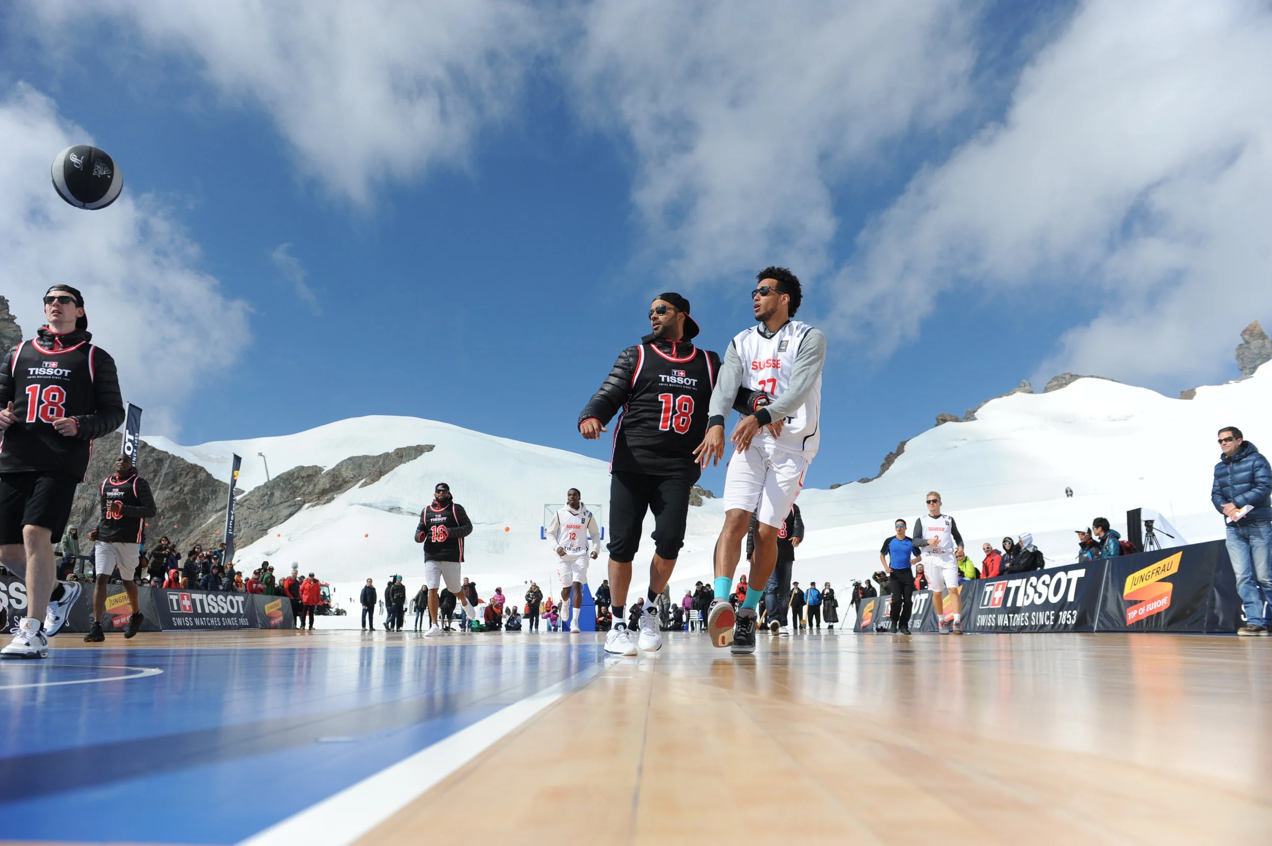 Tony Parker and the Swiss National Basketball Team, Jungfrau