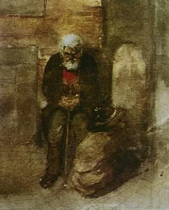 "The Poor Jew" by Viktor Hartmann