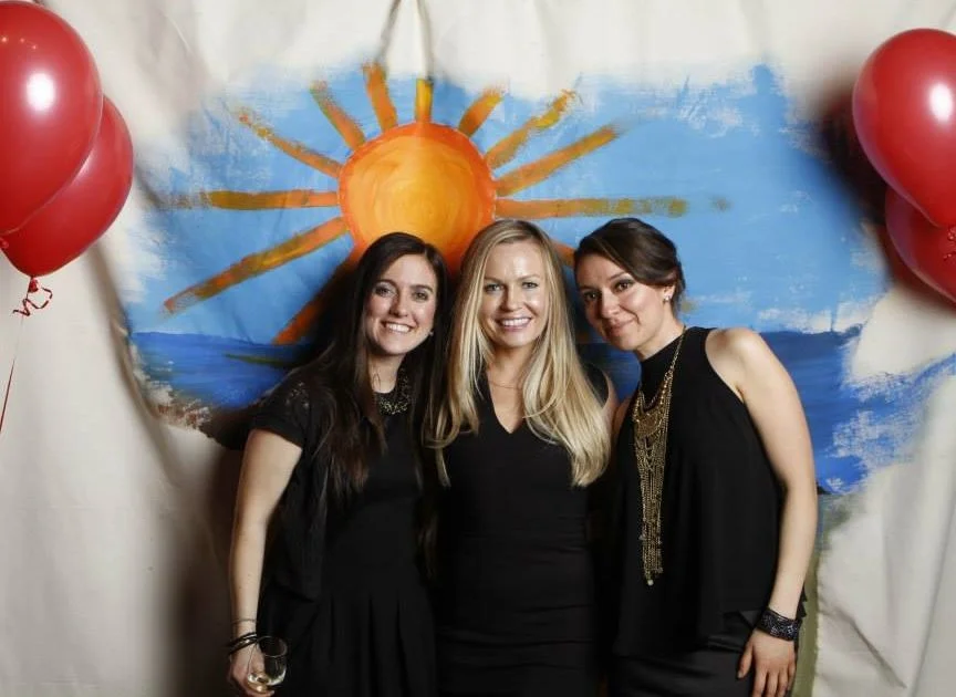 Alicia, Sarah Emerson and I at the Premier Party of the What Joy Project.