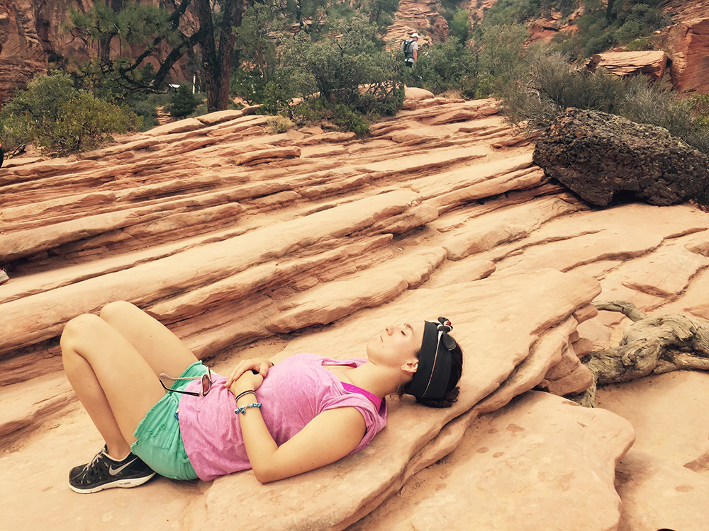 That's what I meant about the naps here and there.