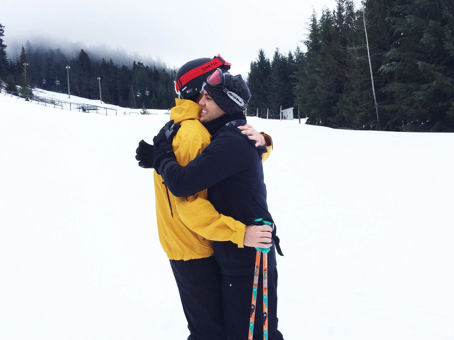 Carey the hugger!