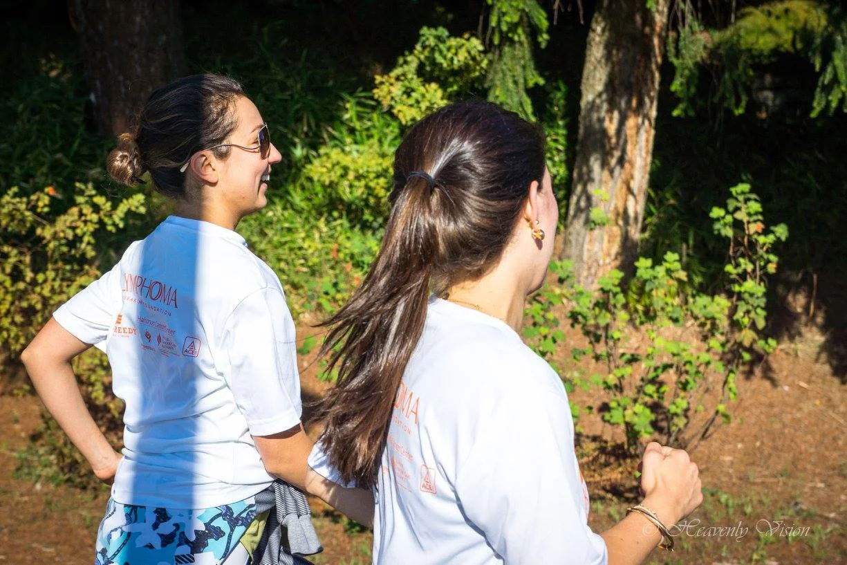 Alicia and I running last year!