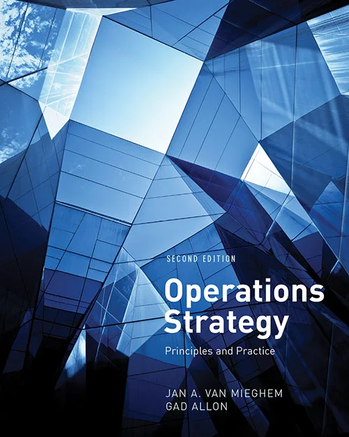 Operations Strategy Book Cover Art Direction: Ciano Design