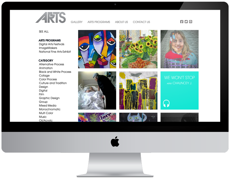 BCGA Arts Website Art Direction: Karen Stein / GoodGood