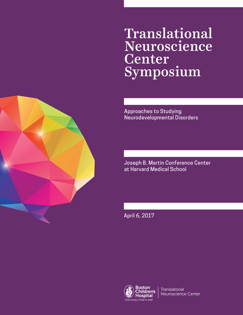Translational Neuroscience Center Symposium Program Art Direction: Grossman Marketing