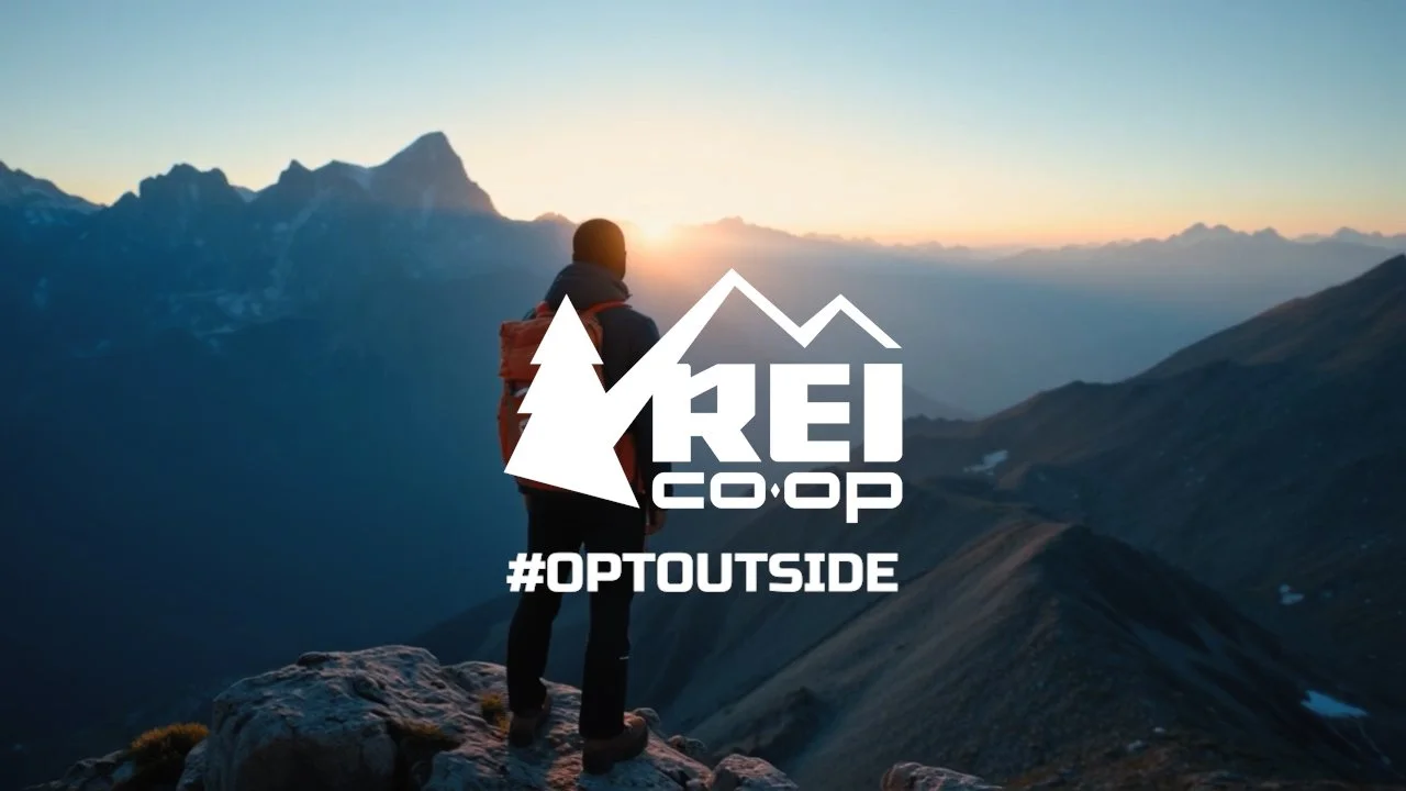 REI (faux) commercial OptOutside