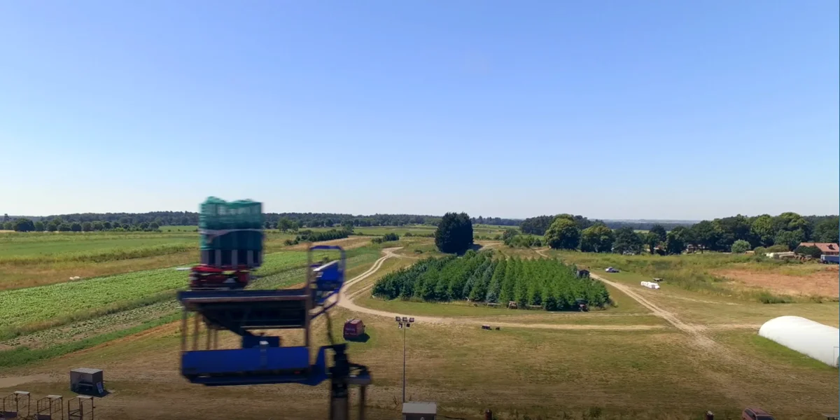 STILL FROM ANDREW SIZELAND DRONE VIDEO - AERIAL VIEW OVER CHALK FARM CLAYGROUND