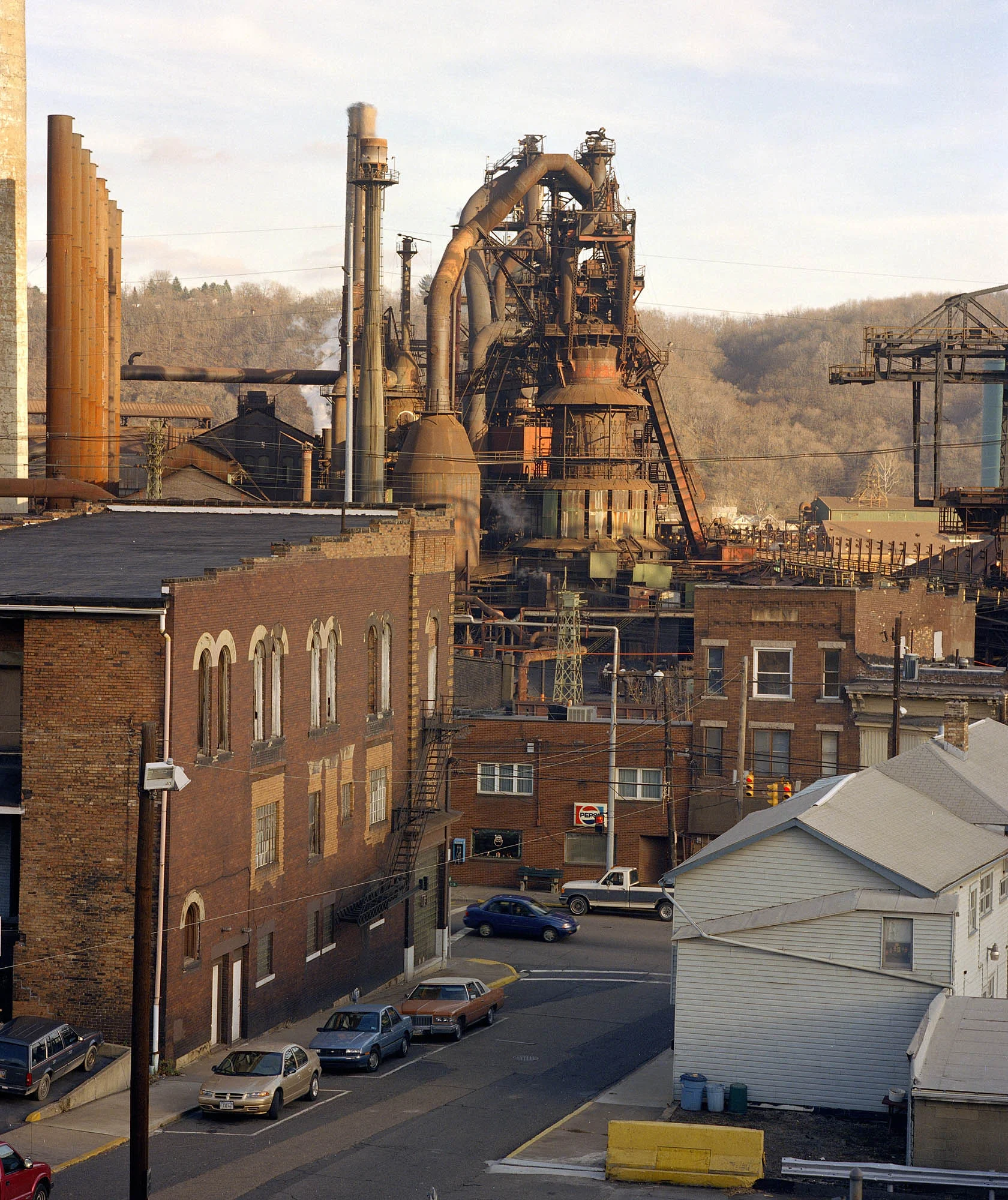   The steel mill in Weirton, West Virginia is&nbsp;located on the banks of the Ohio River and was opened in 1909. &nbsp;It has been owned by different steel companies over the years, and is now part of Arcelor Mittal. &nbsp;The town and the mill were