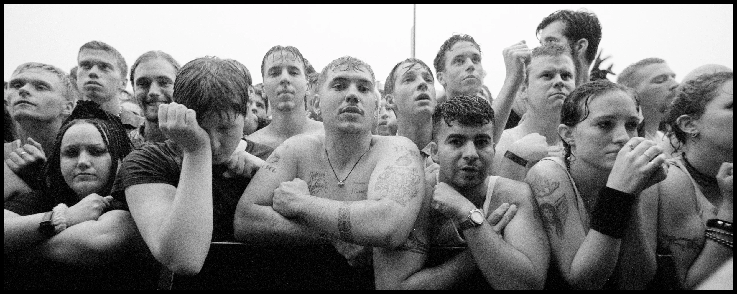 Vans Warped Tour in the rain.