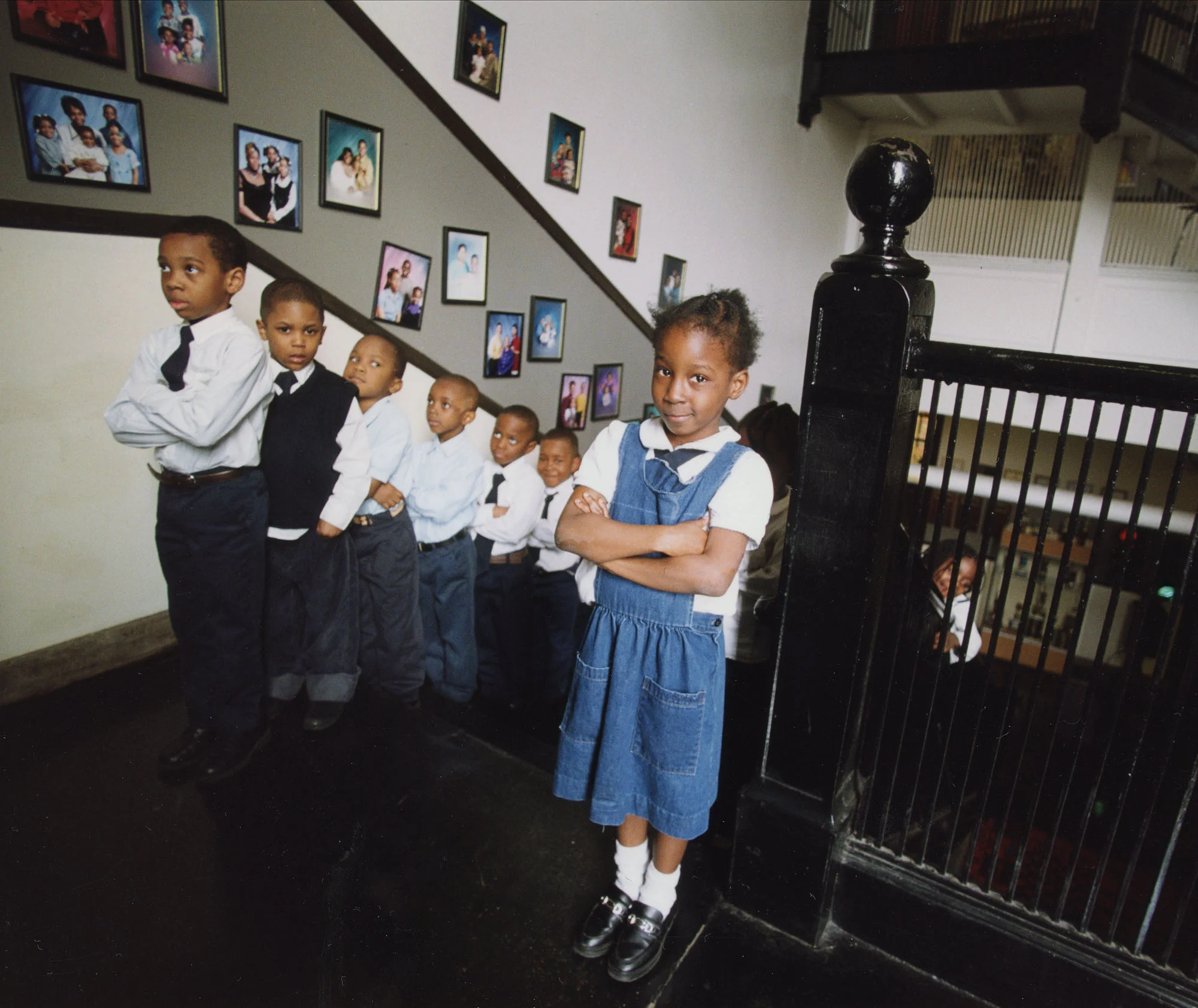 First Graders at Chicago's Harold Washington Elementary School.