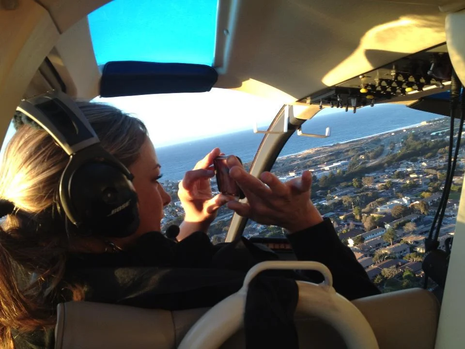 Helicopter over Santa Cruz