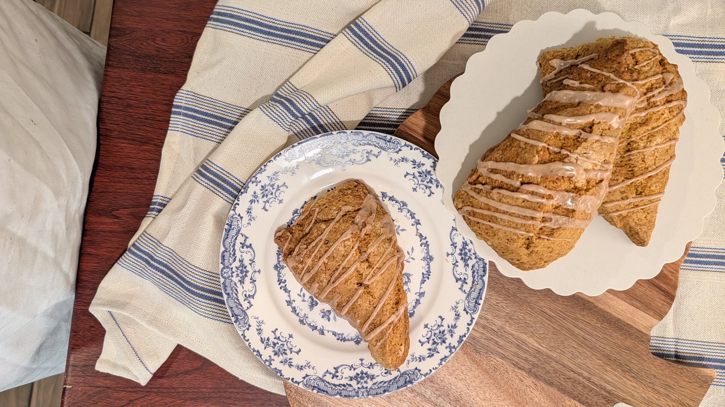 Pumpkin Walnut Scones