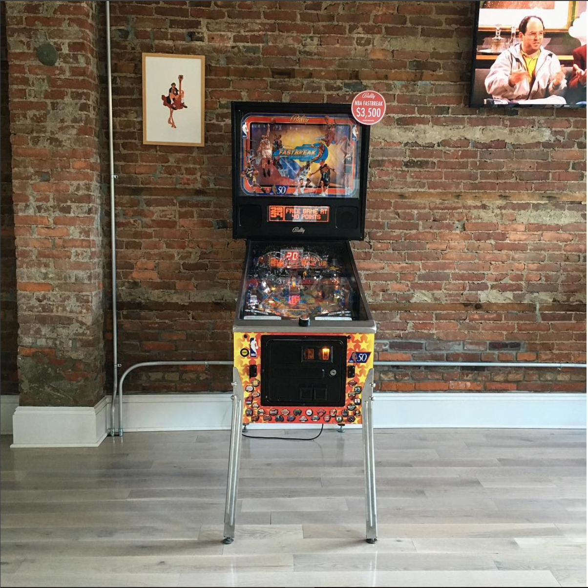 NBA Fastbreak Pinball courtesy of Super Electric