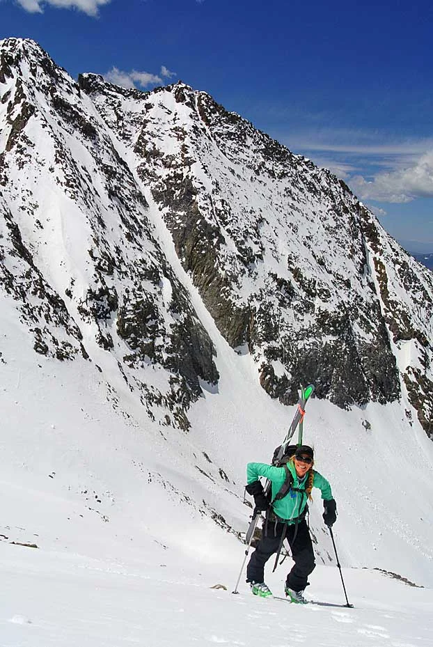 Steep and narrow.