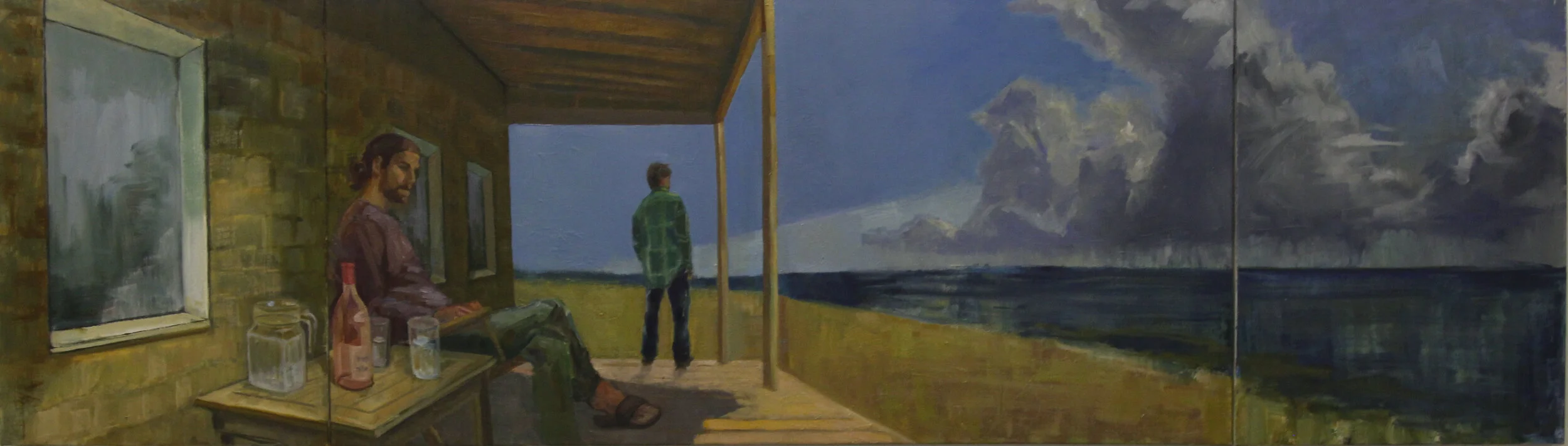 One day at Peconic bay. Tryptych