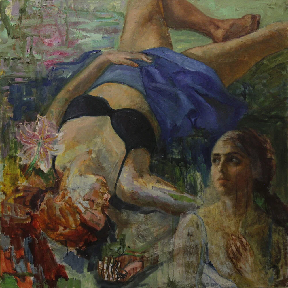 Through the glass lightly