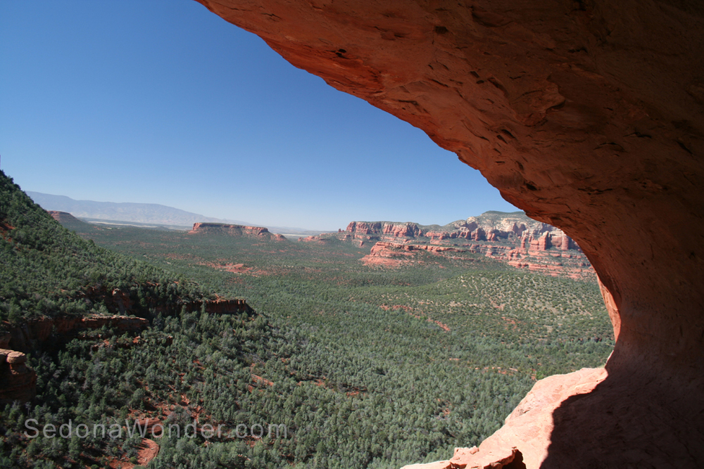 Looking Out from A Sedona Cave
