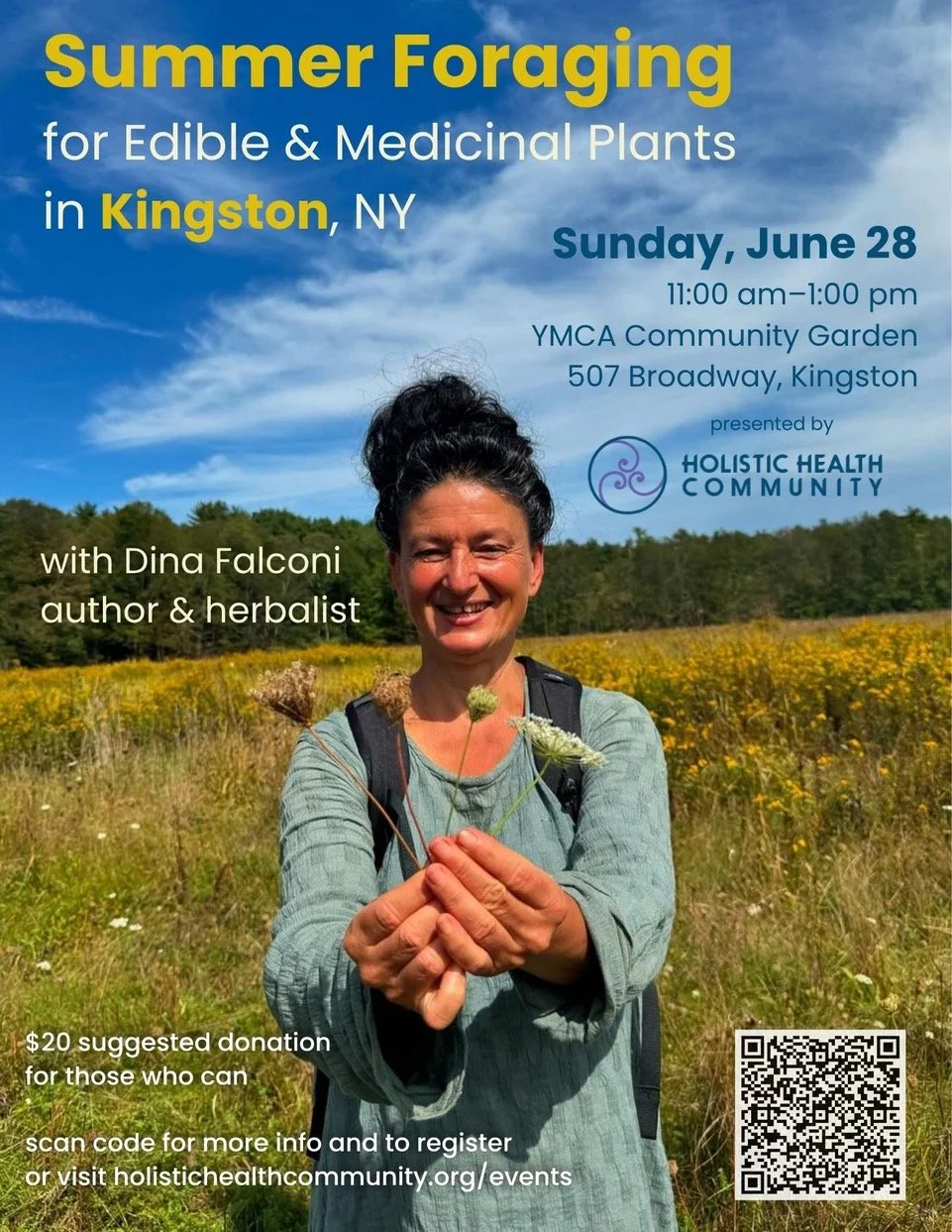Summer Foraging for Edible &amp; Medicinal Plants in Kingston, NY with Dina Falconi