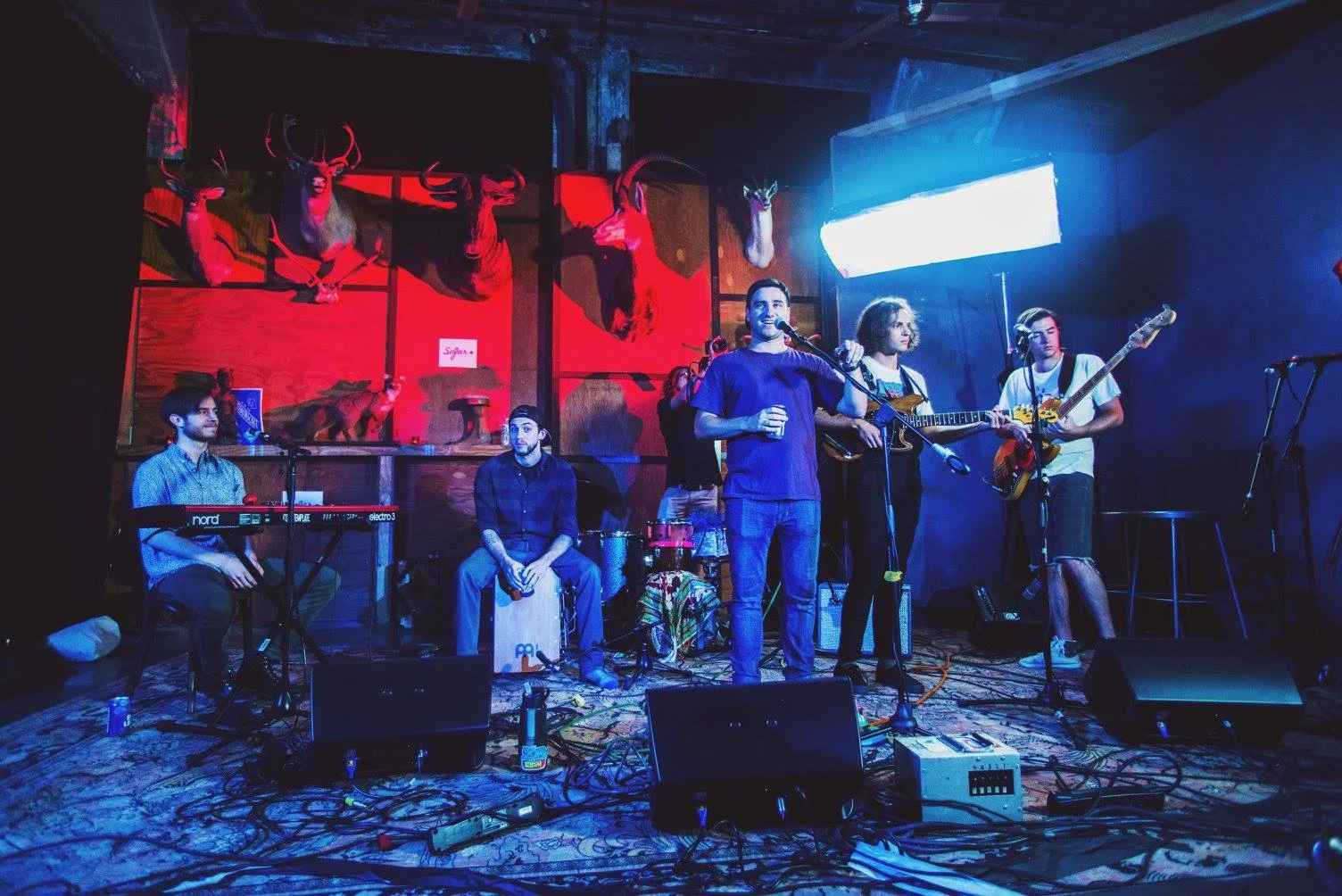 Eric introducing Zuli at a Sofar show last summer.