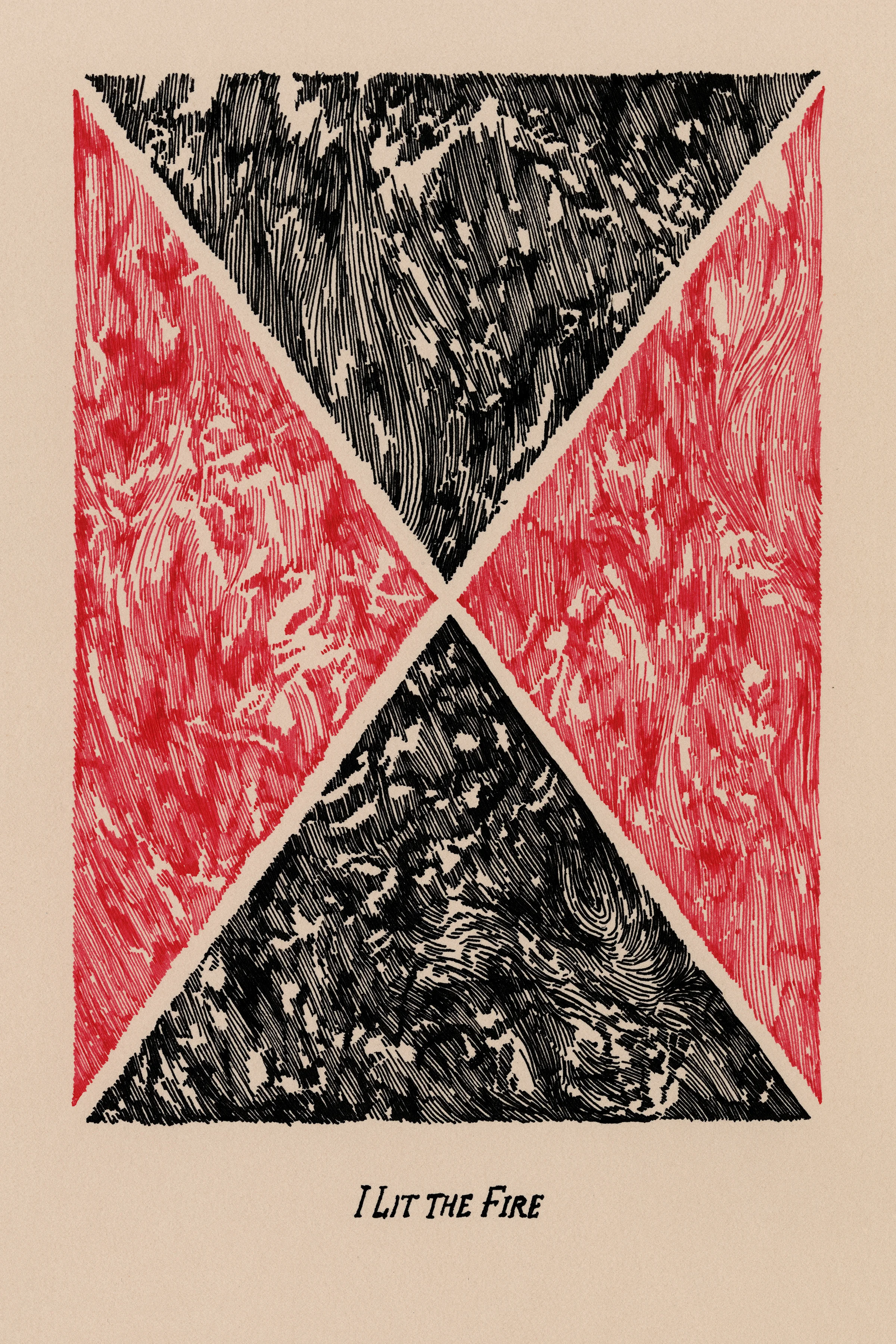 Part Two, 2015 Ink on Paper 6 in x 9 in