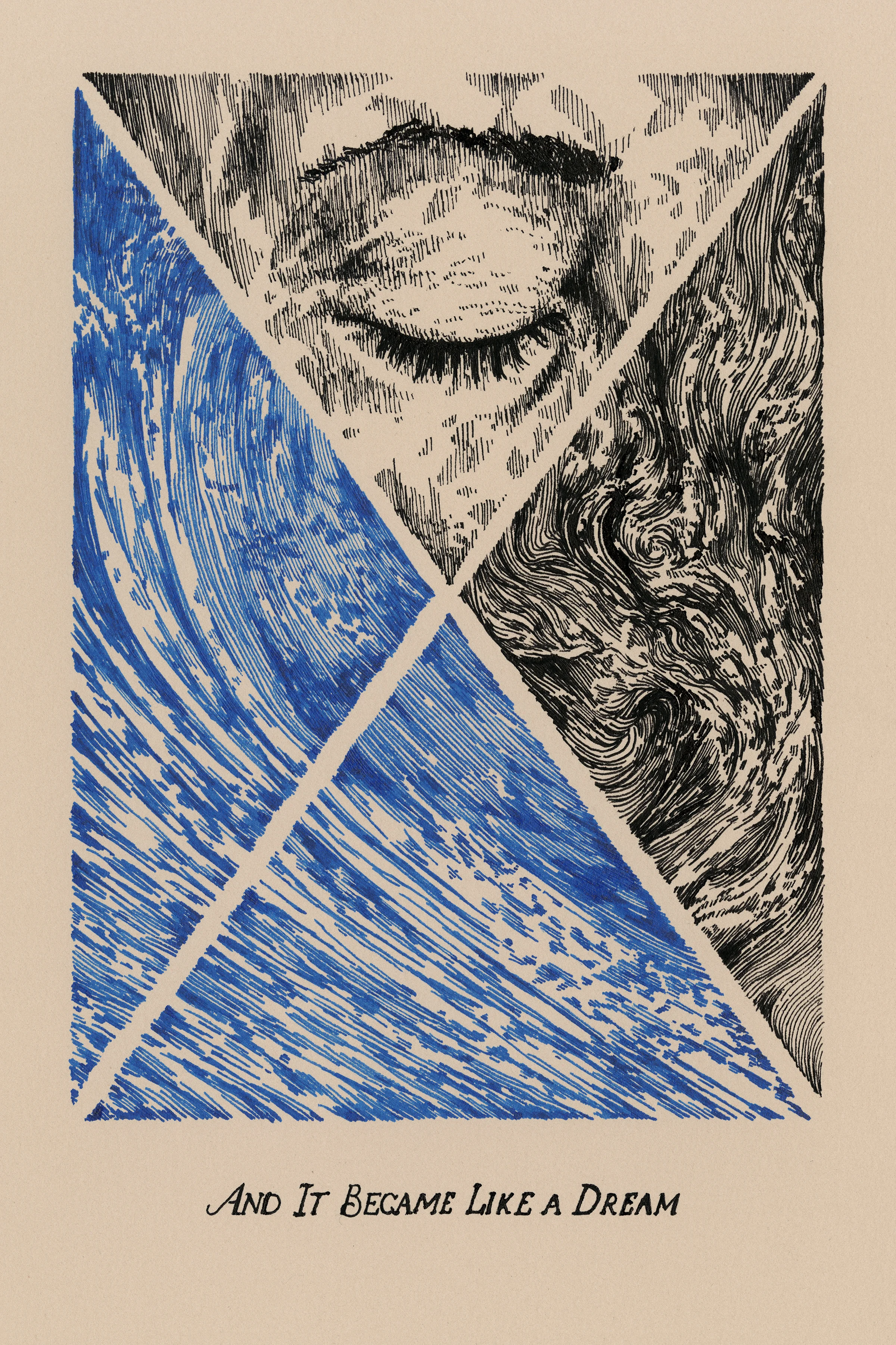 Part Five, 2015 Ink on Paper 6 in x 9 in