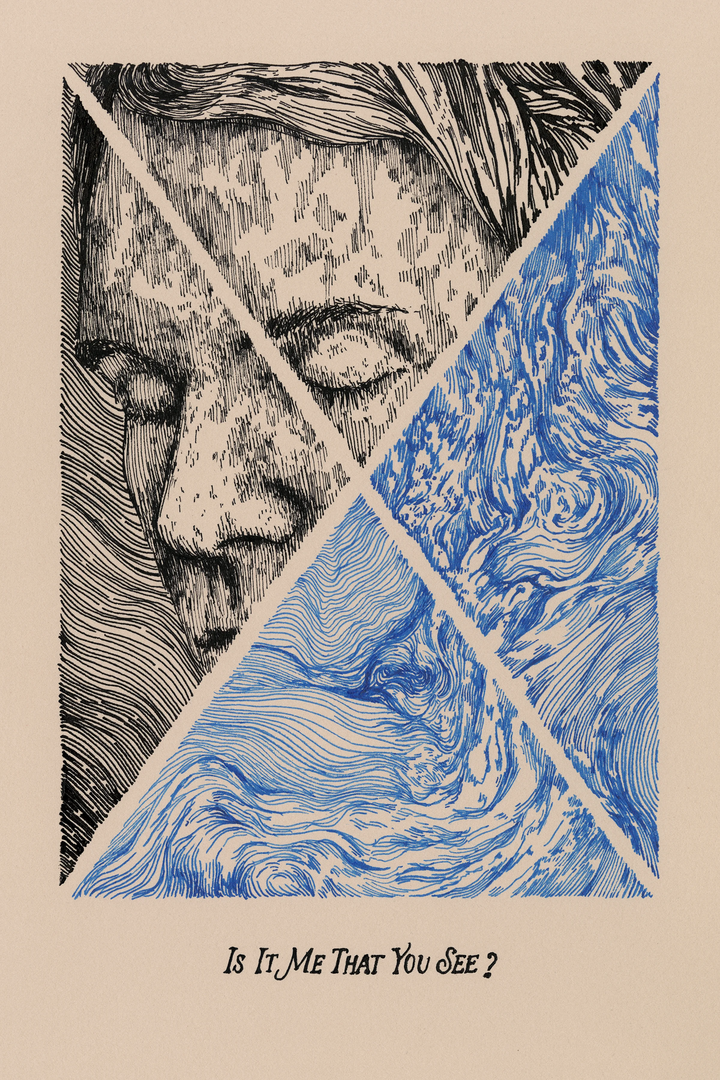 Part Seven, 2015 Ink on Paper 6 in x 9 in