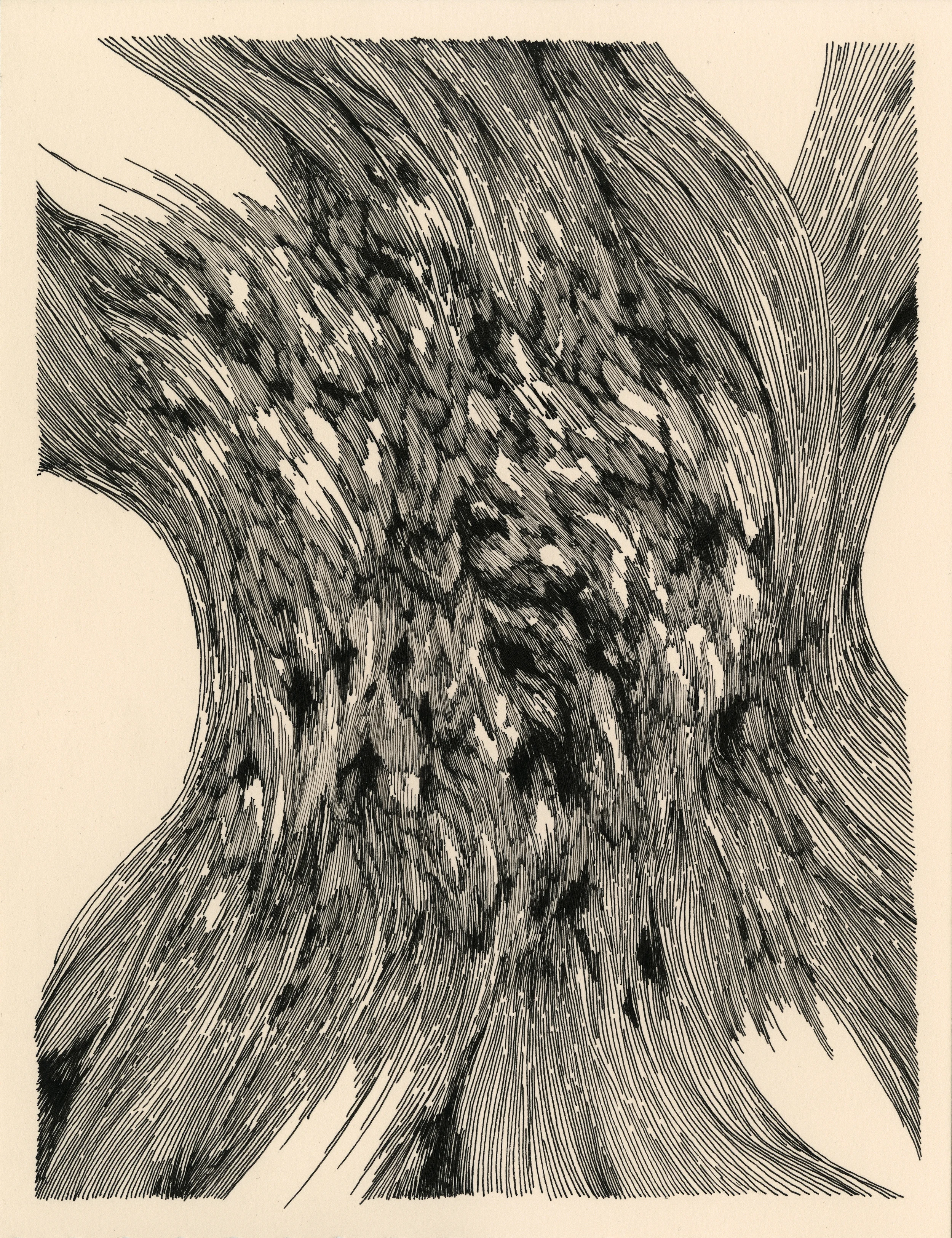 Untitled, 2015 Ink on Paper 9 in x 11.7 in