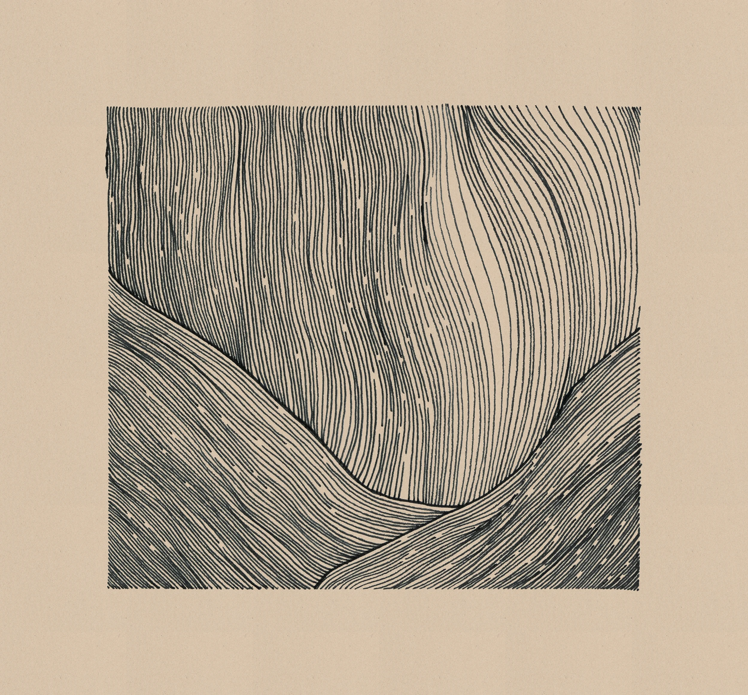 Untitled , 2015 Ink on paper 7 in x 6.5 in