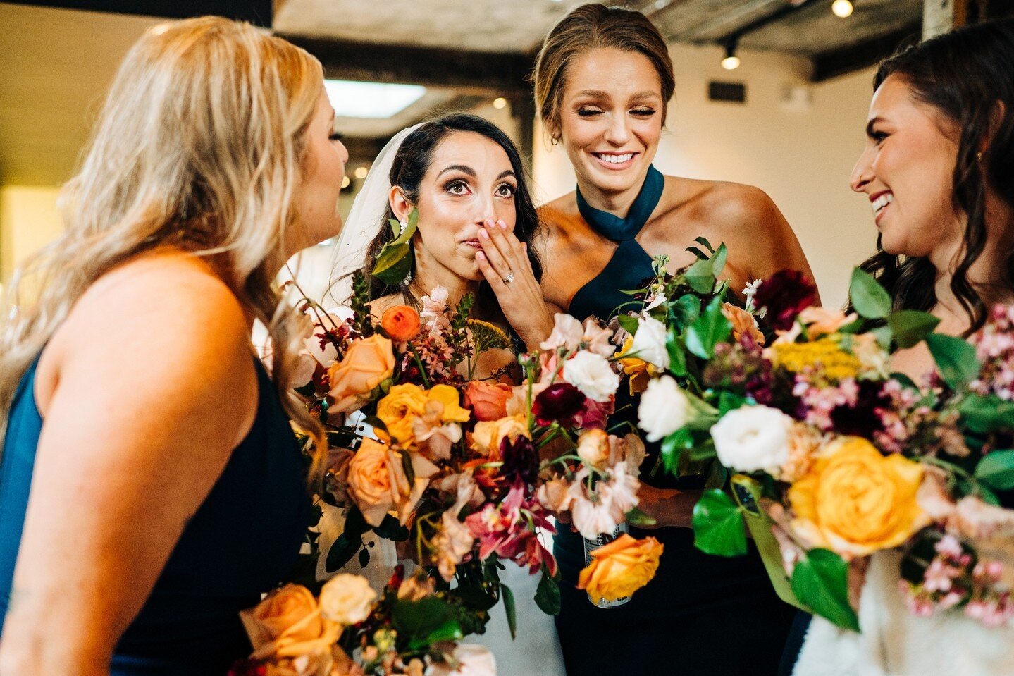 When you see your wedding come together after 2 extra years of waiting 🖤⁠
⁠
Vendors:⁠
Photography- @captured.by.alyssa⁠
Coordination- @1423events⁠
Florals- @steelcutflowerco⁠
Venue- @thewinslowbaltimore⁠
Beauty- @vintageveils⁠
Video- @timwesphotogra