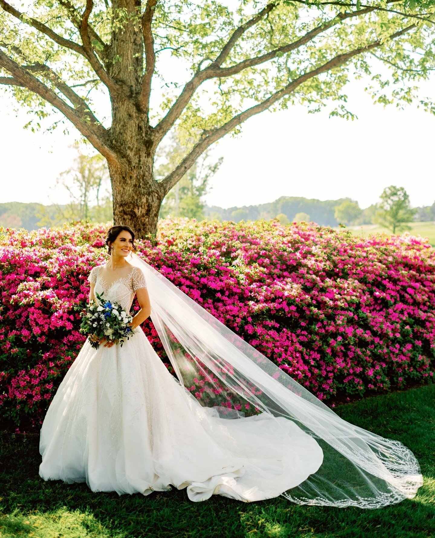 Thinking about Samantha &amp; John's gorgeous Spring wedding at @congressionalcountryclub. Swipe to see some favorite moments!