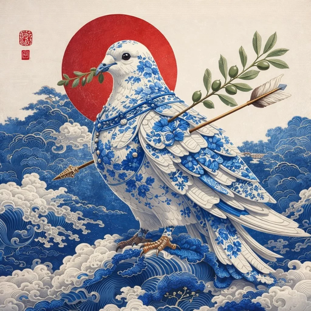 戦争と平和の間には、終わりのない綱引きのような関係が続いている。人は平和を望みながらも、恐れや欲望、誤解によって再び争いへと足を踏み入れてしまう。歴史はその繰り返しであり、静けさの時代の背後には常に緊張の影が潜んでいる。それでもなお、人々は対話や思いやり、理解を通じて平和を築こうとし続ける。戦争と平和は対立する存在でありながら、人間の選択によってその行方が決まる、永遠の葛藤なのである。