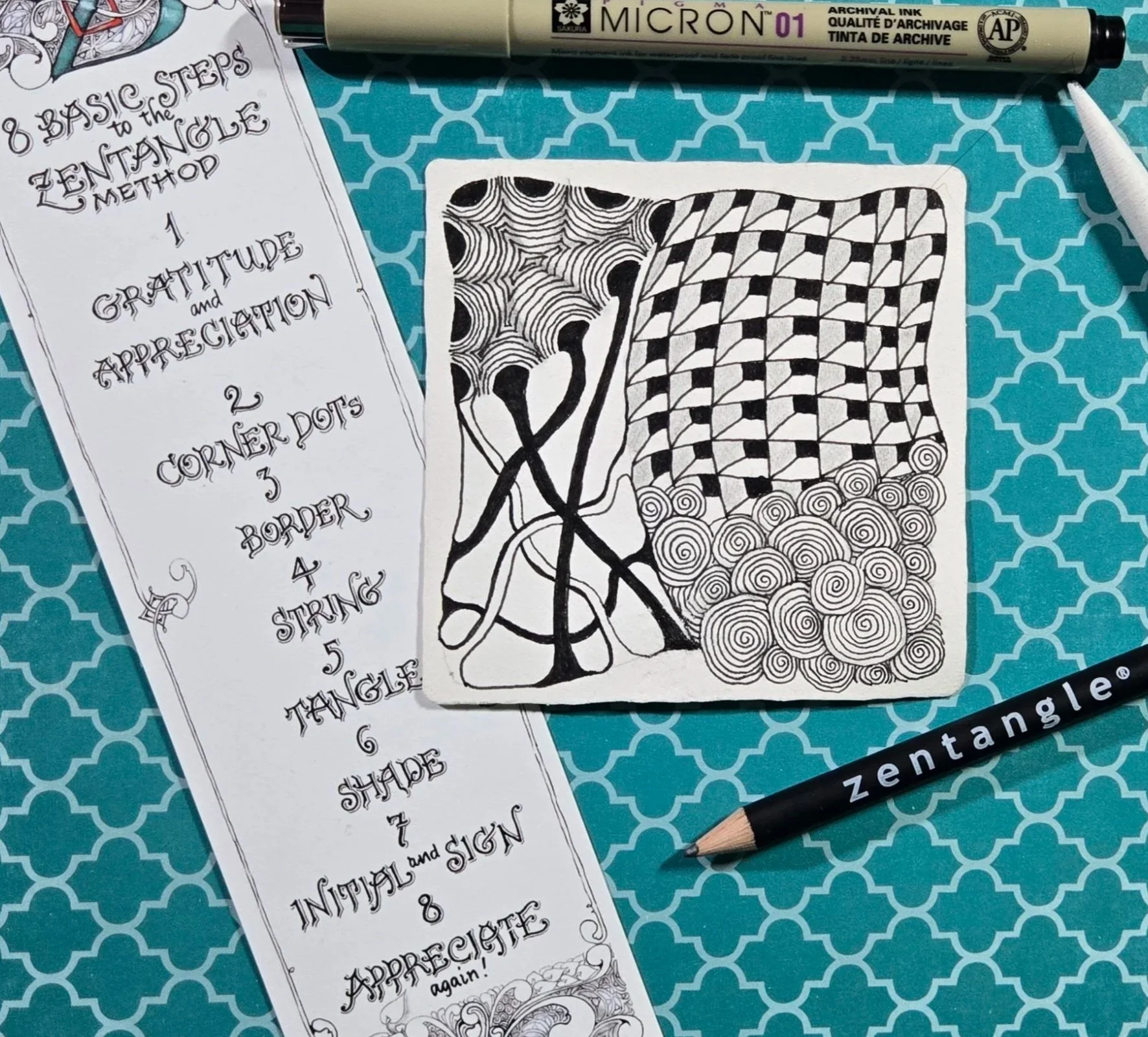 WINTER Zentangle Workshops, choose your dates!