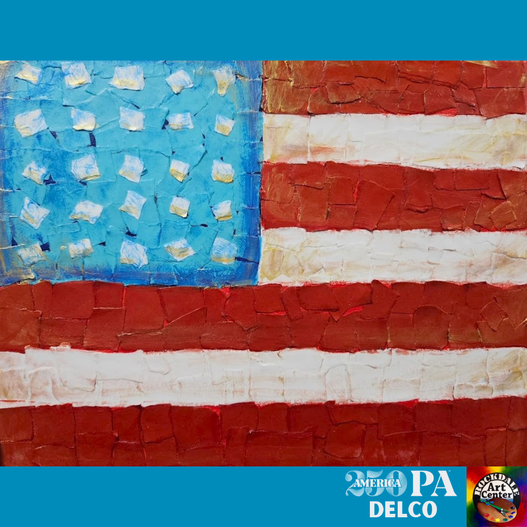 American Flag Art, Ages 6-12, Sat, June 27, 11am-1pm
