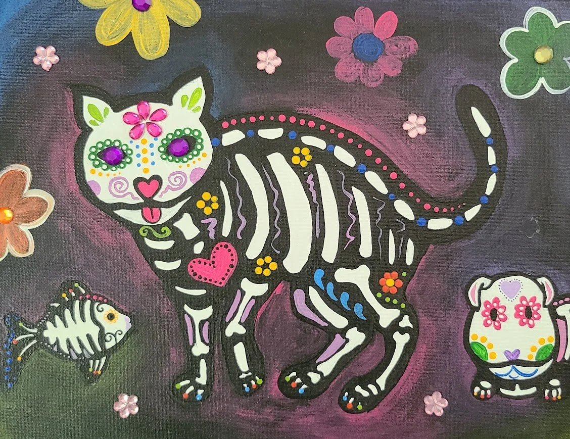 Sugar Skull Your Pets, Ages 6-12, Tuesday, Oct 27, 5:30-7pm