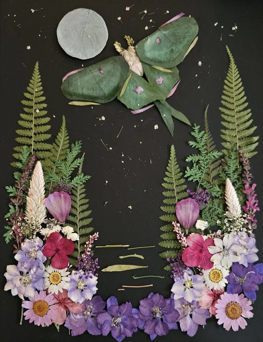 Pressed Flower Art, Fri, April 24, 6:30-8:30pm at Aston Mills Arts