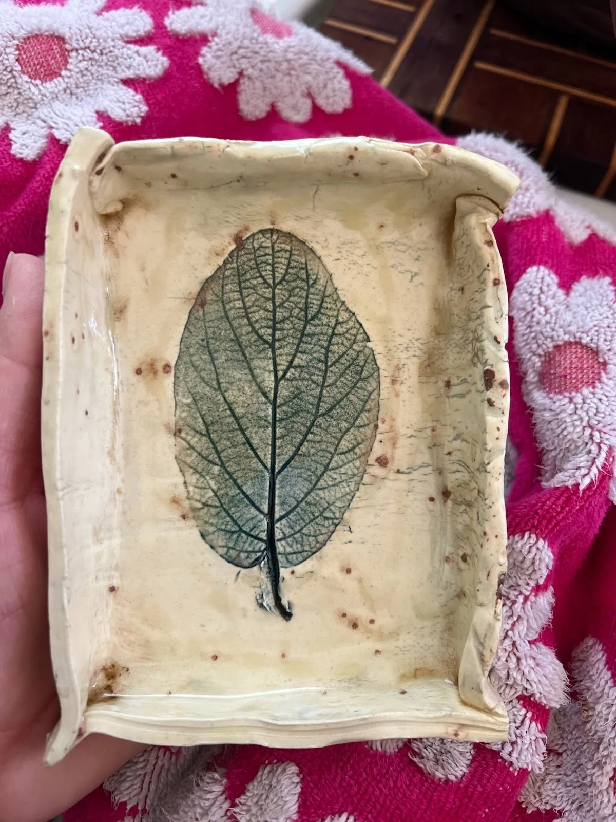 Nature Impressed Ceramic Soapdish, Wed May 20, 6:30-8:30pm