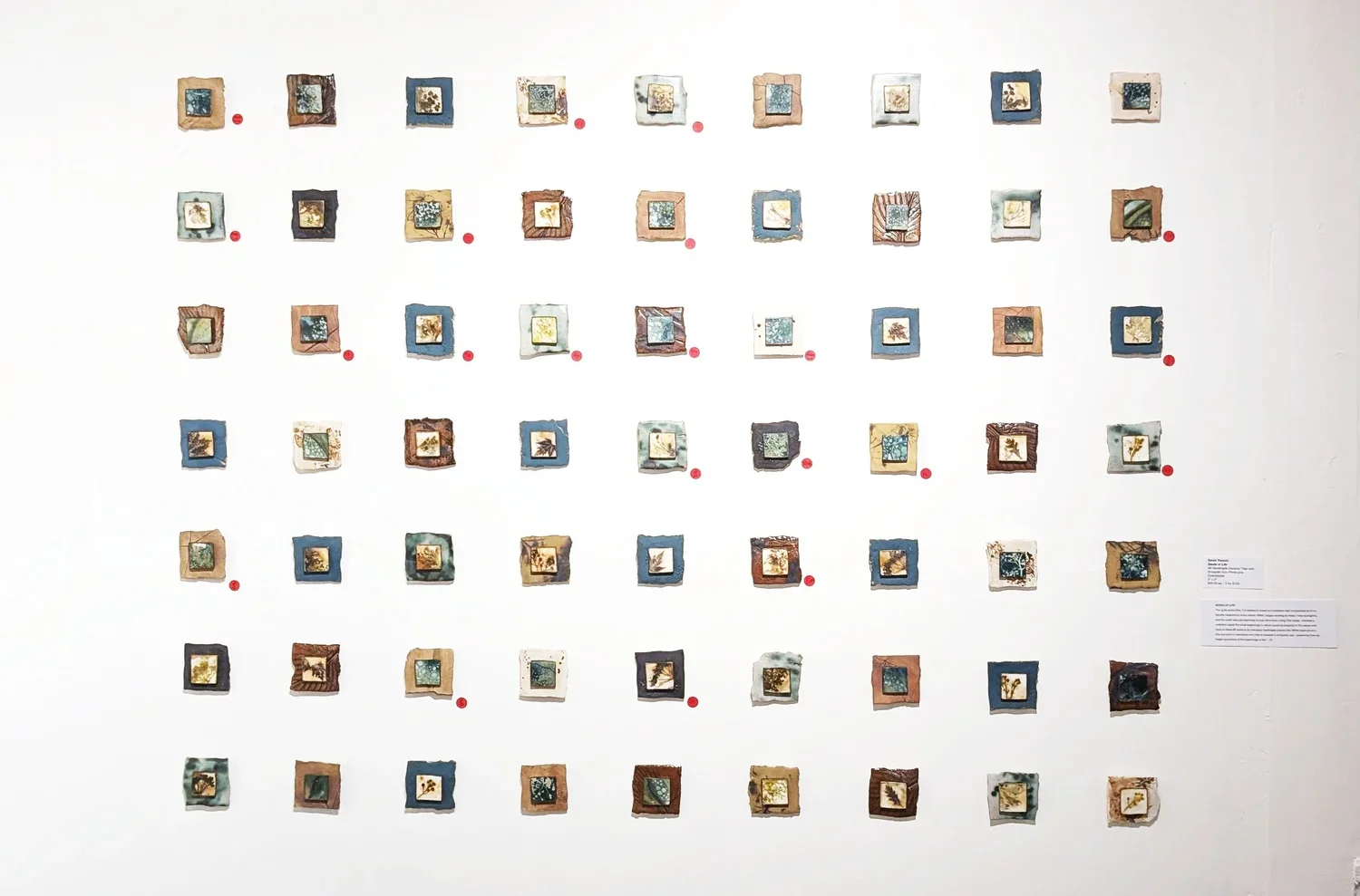 Seed Tiles Installation (approx 10ft x 5ft)