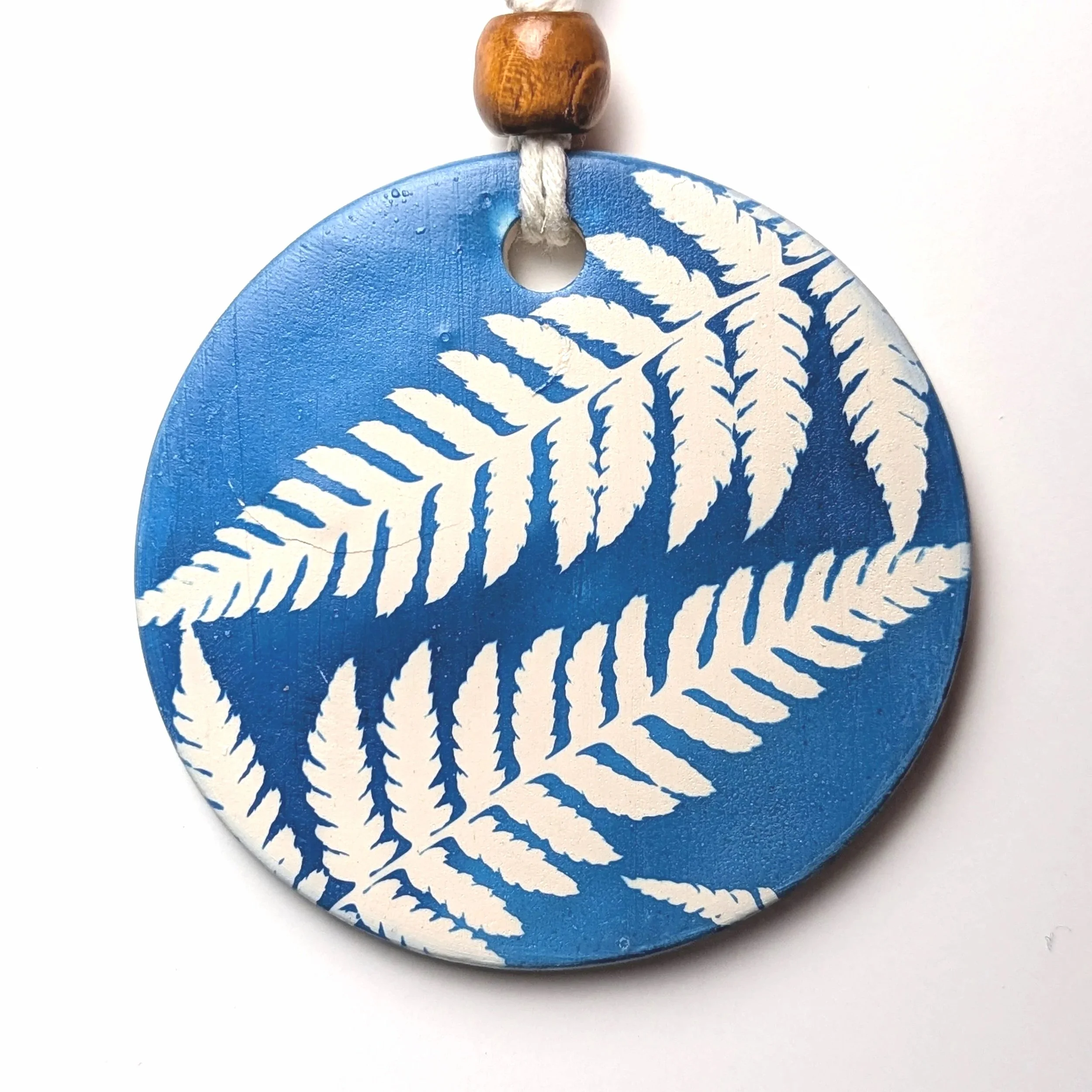 Cyanotype Ornament 10