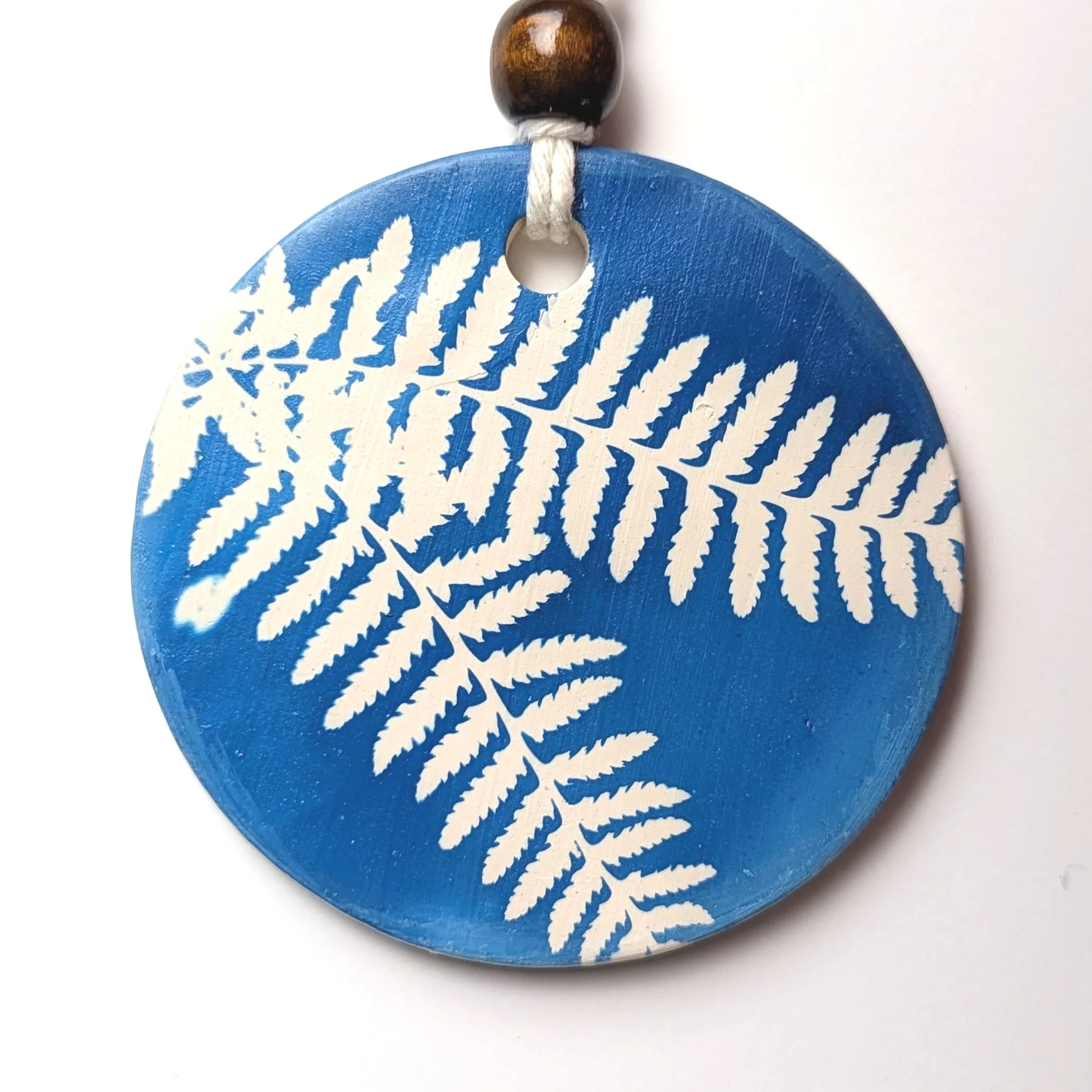 Cyanotype Ornament 11