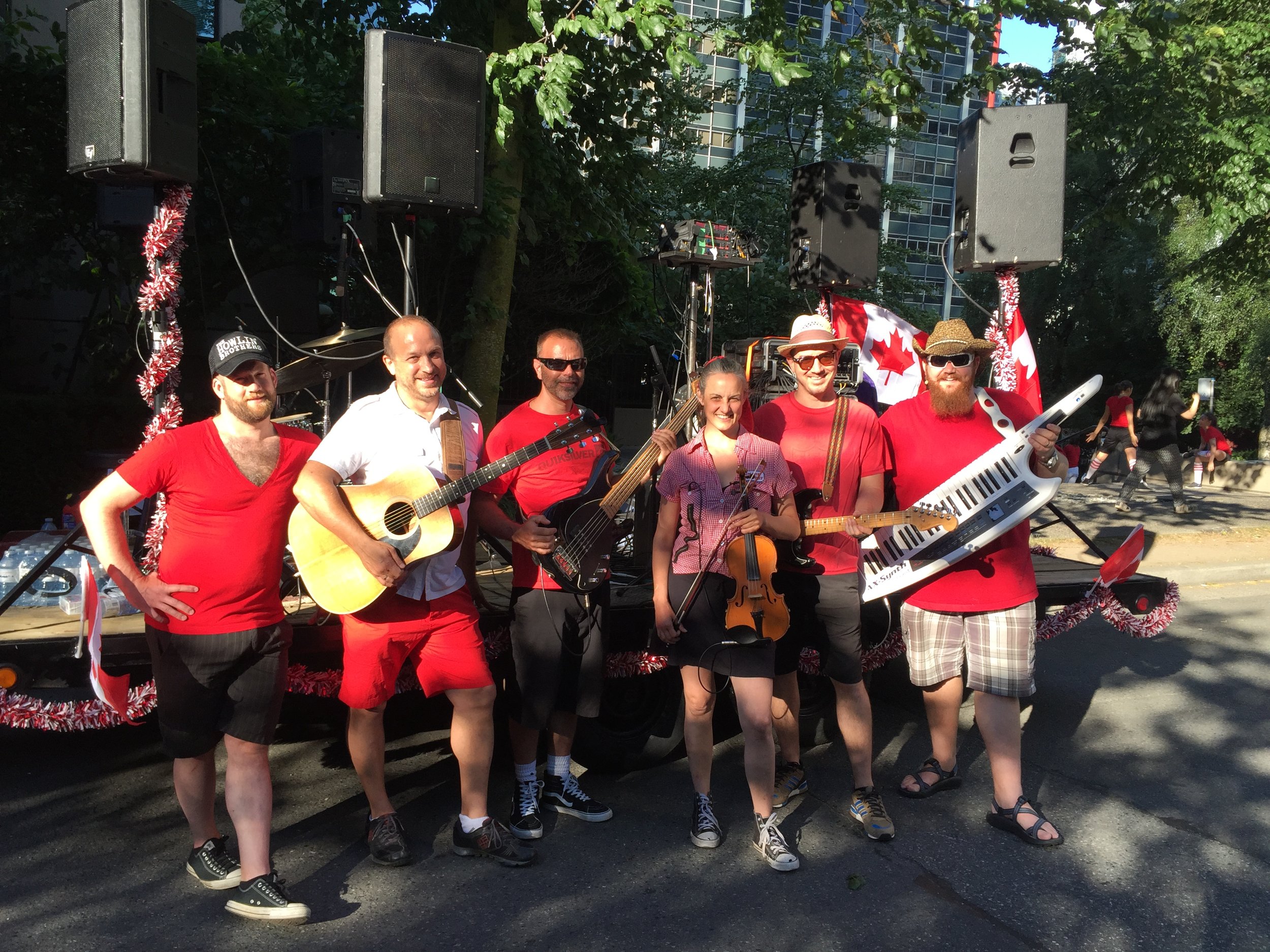 Canada Day Music team
