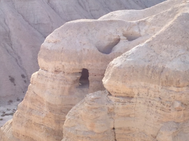 Cave at Qumran where some Dead Sea Scrolls were found
