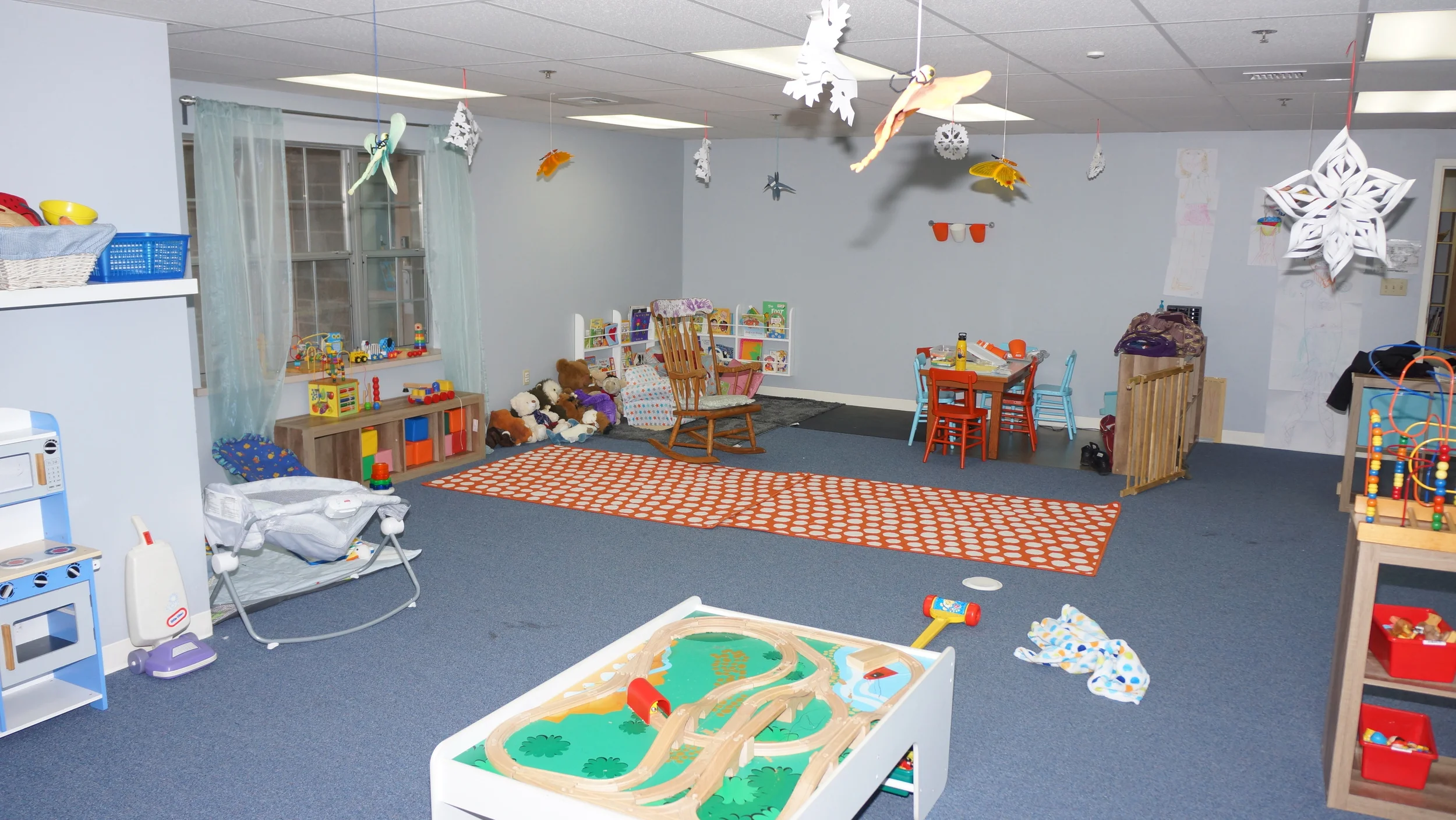 The play area of St. Paul's nursery in Room B21