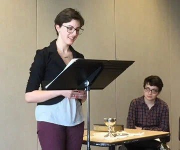 Jessalyn Rogers preached the homily at Holy Eucharist during the Collegiate Day of Prayer at WWU