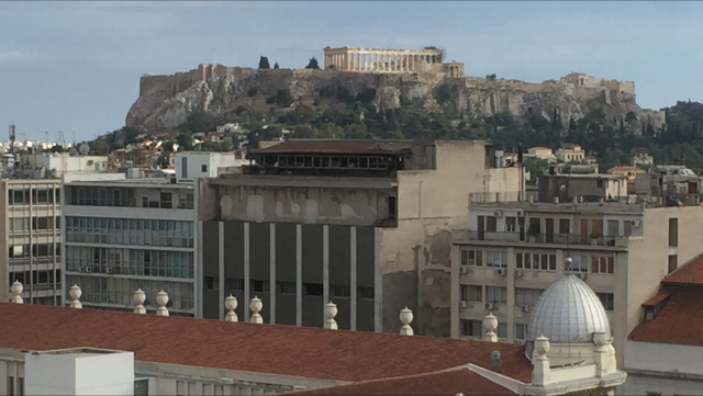 The view from our hotel