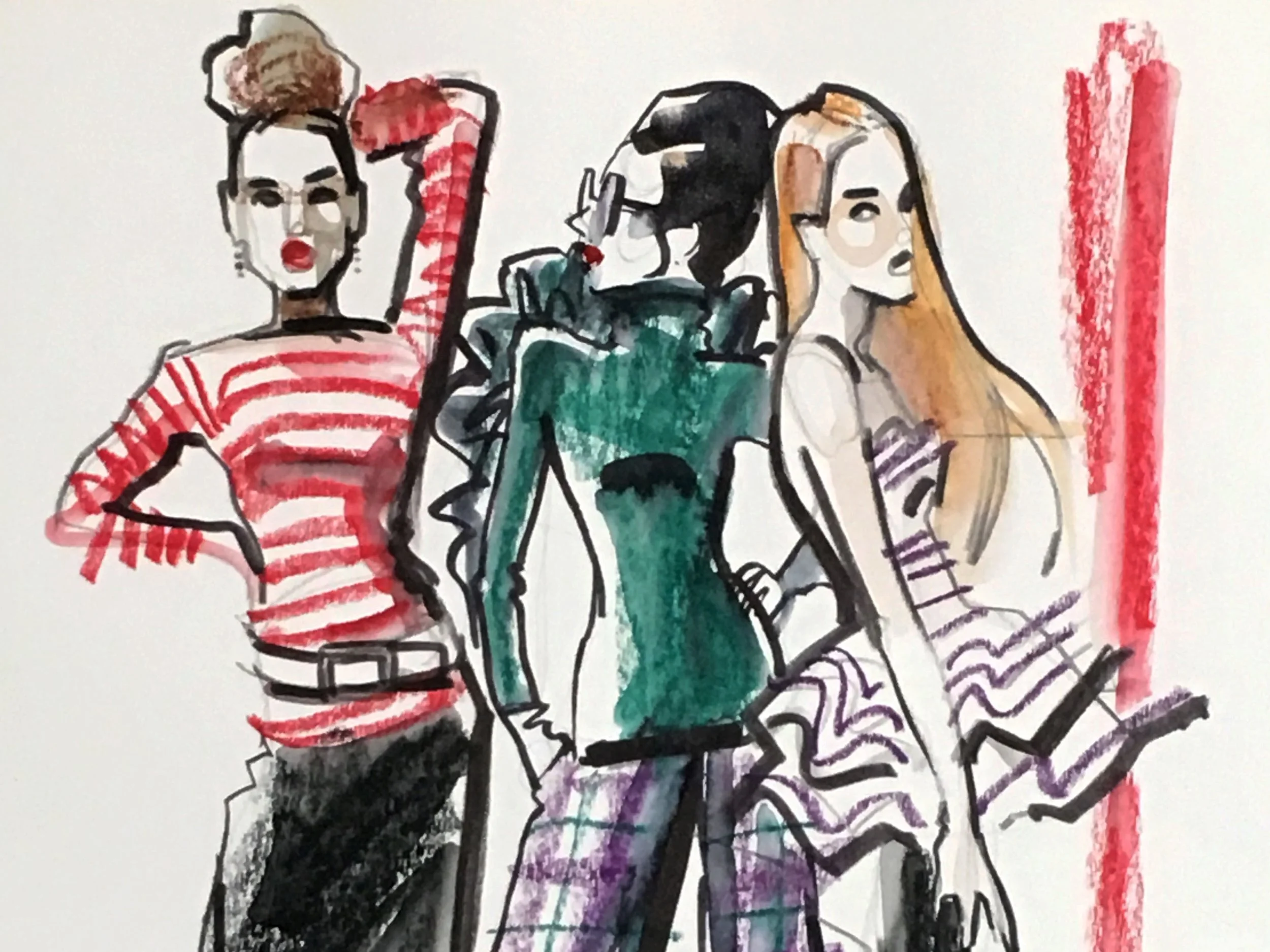 Artist Fashion Illustration Workshop with Loretta Tedeschi-Cuoco
