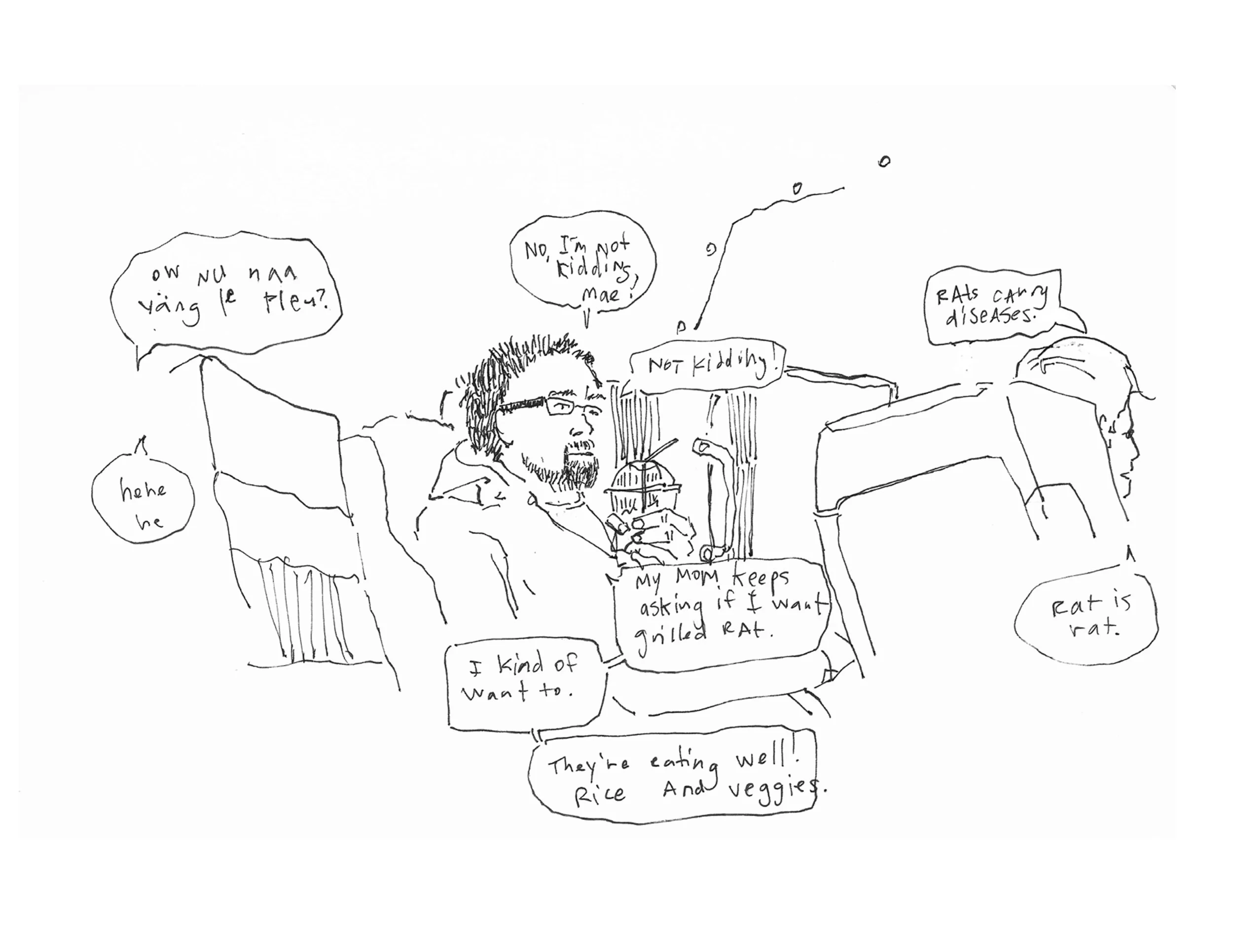 Excerpt, Thailand sketchbook