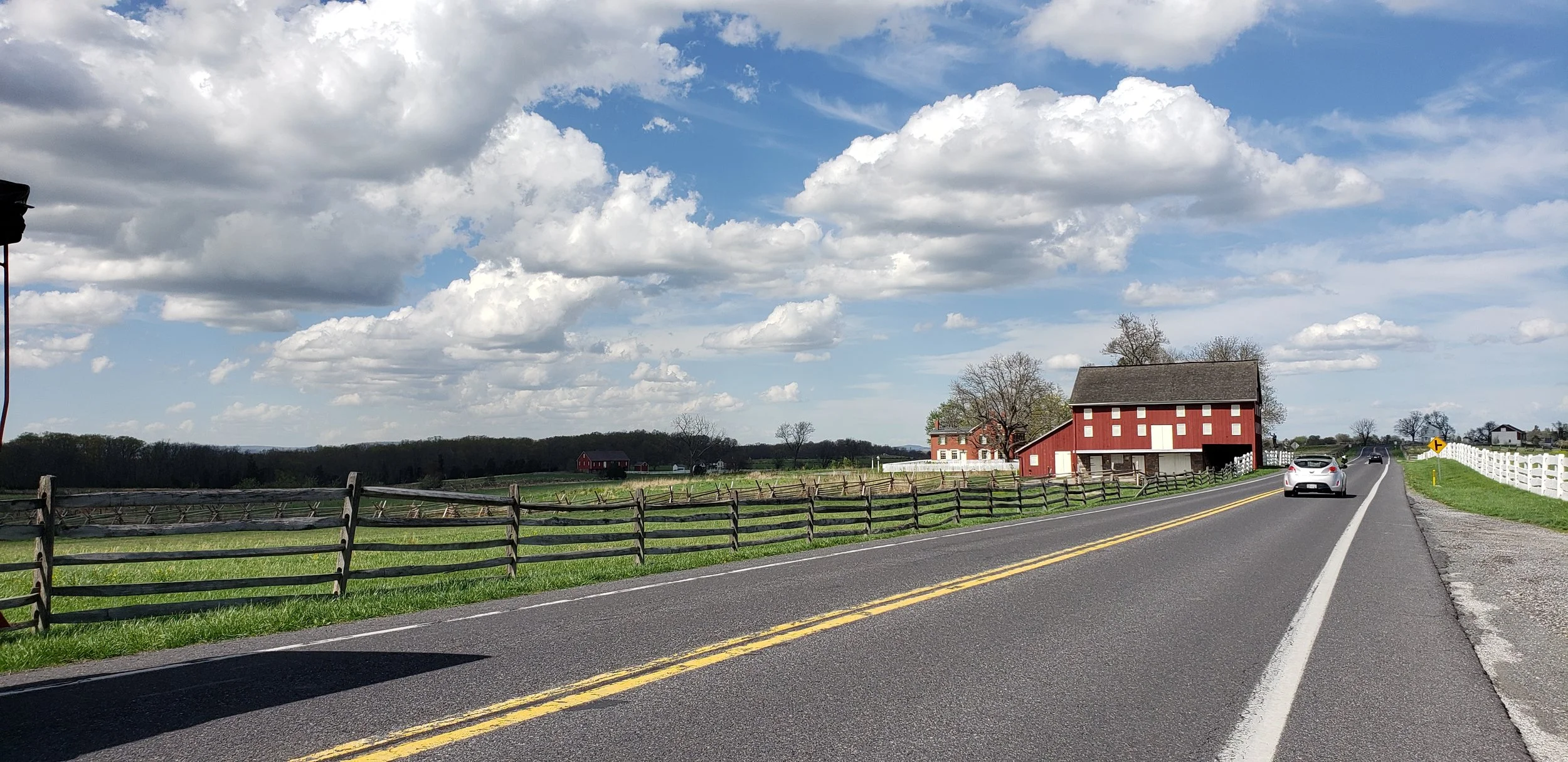 The farms and barns along the old Emmitsburg Road are some of the sites you will visit on your carriage ride.